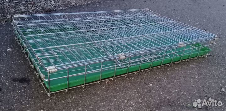 Клетка для собак металлическая 93х57.5х65см