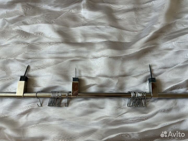 Тюлевая занавеска + карниз