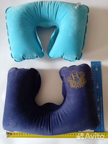 Подушка-флок для шеи надувная