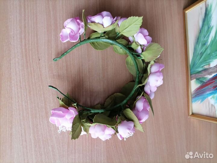 Ободки с цветами из фоамирана