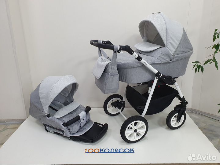 Indigo (Charlotte) 2в1 \ Коляска модульная (Сер.)