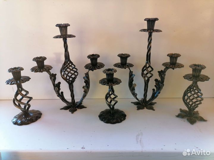 Подсвечник кованый