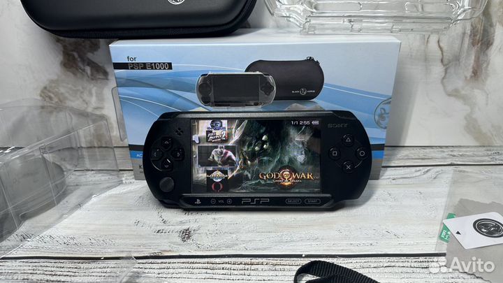 Игровая приставка psp e1008 64gb + 75 игр