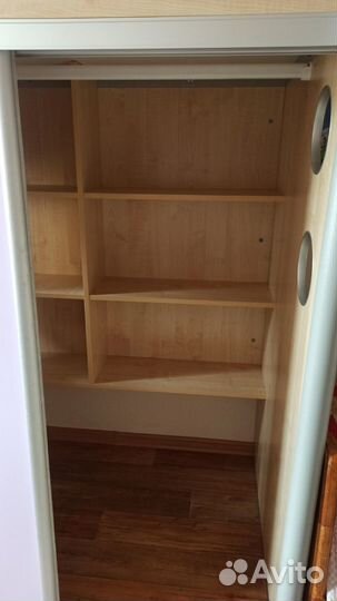 Кровать двухярусная-чердак домик-шкаф