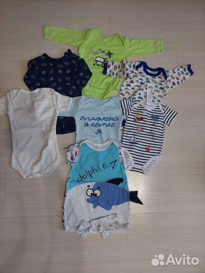 Вещи пакетом для малыша,ползунки,распашонки,костюм