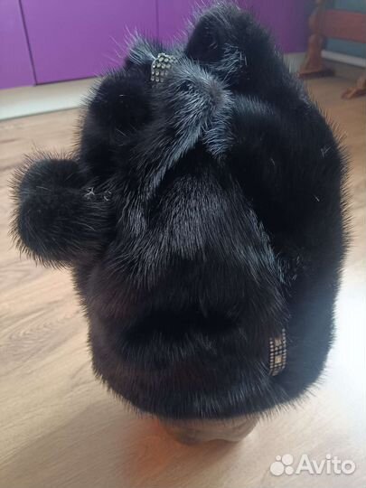 Шапка норковая женская бу