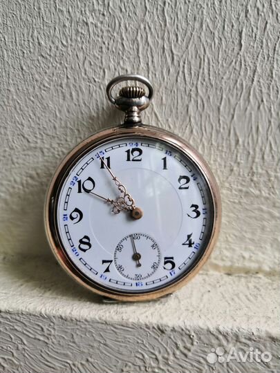 Часы карманные Cylinder 10 sleine Серебро 800 пр