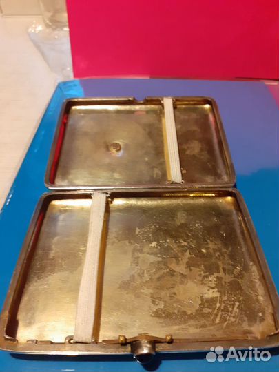 Портсигар серебро