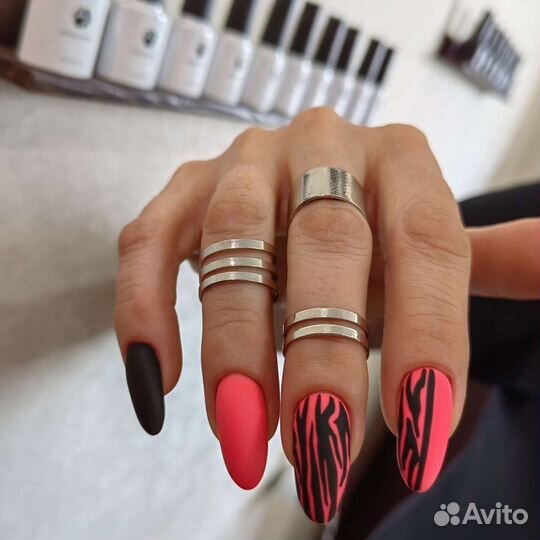 Маникюр Наращивание ногтей Покрытие крейзи дизайн