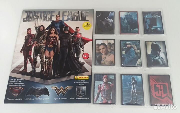 Panini Лига Справедливости - Альбом и сет наклеек