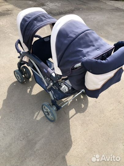 Коляска для двойни chicco