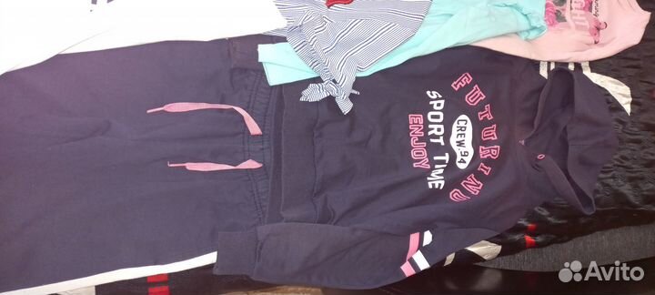 Вещи пакетом на девочку р.134-140