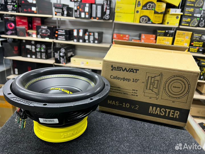 Сабвуферный динамик swat MAS-10 v.2 10