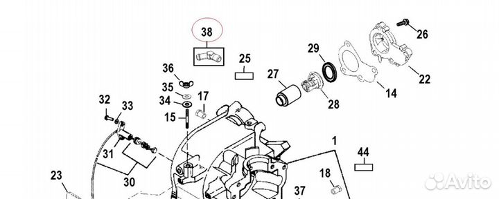 Фитинг угловой Mercury (782792)