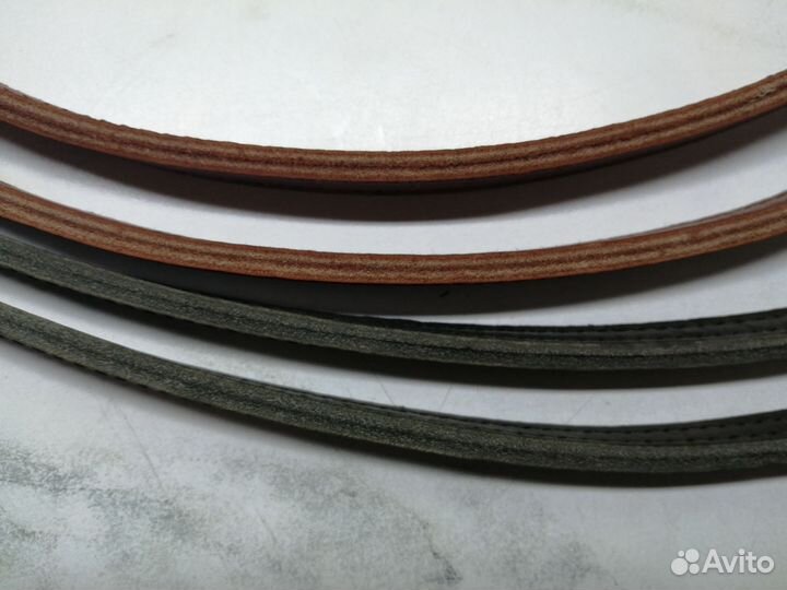 Сворка кожаная для двух собак