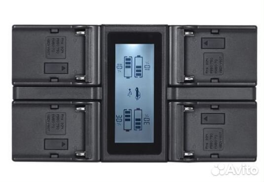 4 канальное зарядное устройство для sony NP-F970