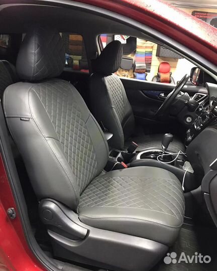 Автомобильные чехлы на Nissan Qashqai 2 (2014+)