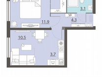 1-к. квартира, 33,5 м², 4/8 эт.