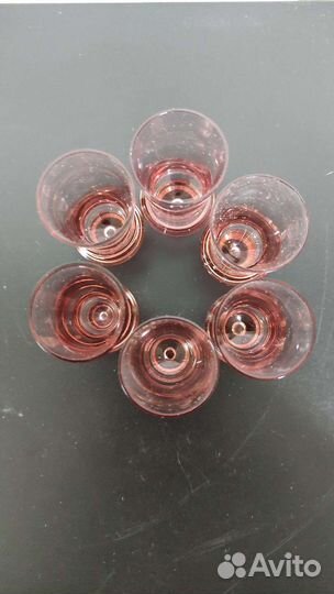 Набор рюмок для ликёра СССР Латвия