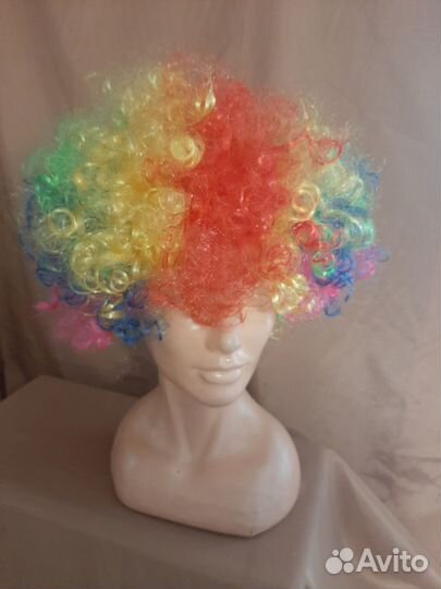 Парик карнавальный кудрявый