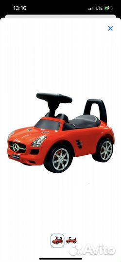 Детская машинка каталка mercedes