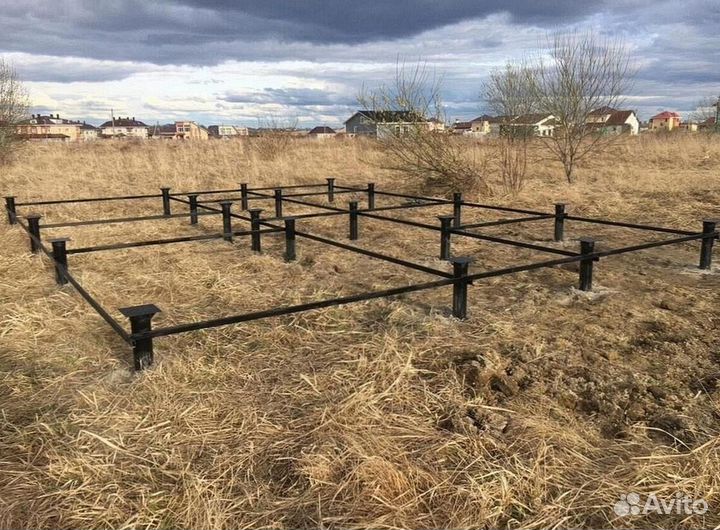 Винтовые сваи под ключ установка