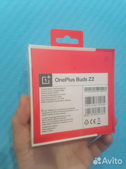 Беспроводные наушники oneplus buds z2