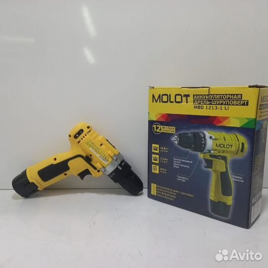 Дрель-шуруповерт Molot MBD 1213-1 (Рассрочка / дд2