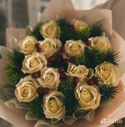 Мыльные букеты в наличии и на заказ