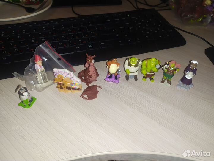 Киндер сюрприз Шрек 4 - серия, единички, сборка