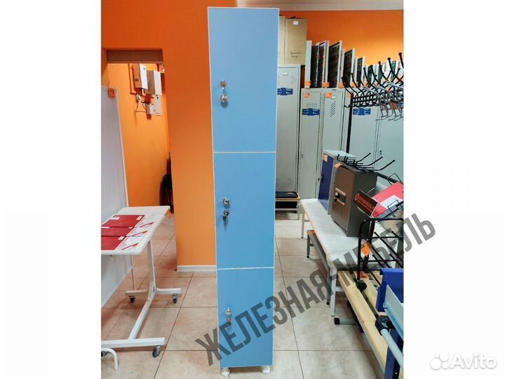 Стильные шкафы для раздевалок WL из дсп