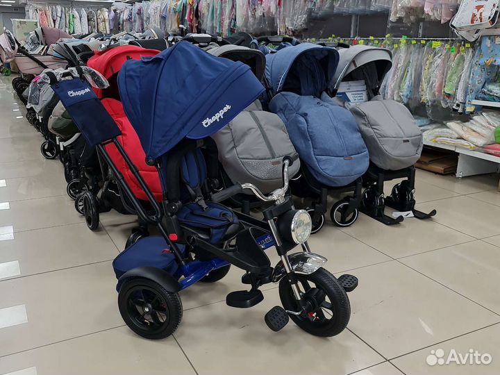 Велосипед с родительской ручкой управления