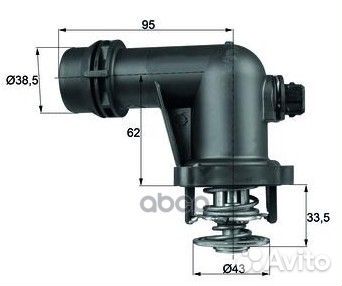 Термостат BMW E36/E46 1.8 98-03 TM 15 105 Mahle