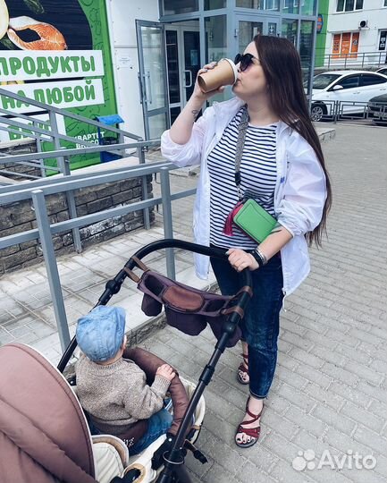 Коляска tutis zippy 2 в 1 + муфта + органайзер