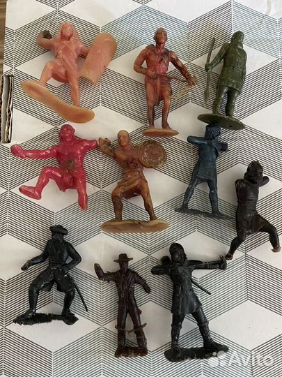 Раненые солдатики СССР пластик