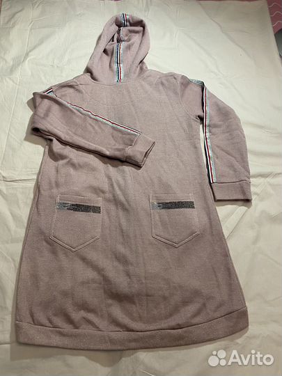 Толстовка доя девочки подростка удлиненная