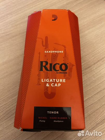 Лигатура с колпачком на мундштук для саксофона