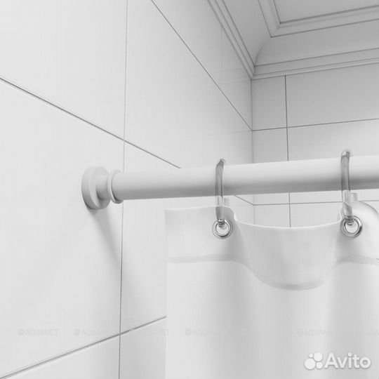 Карниз для ванны прямой Iddis Shower Rod 010A200I