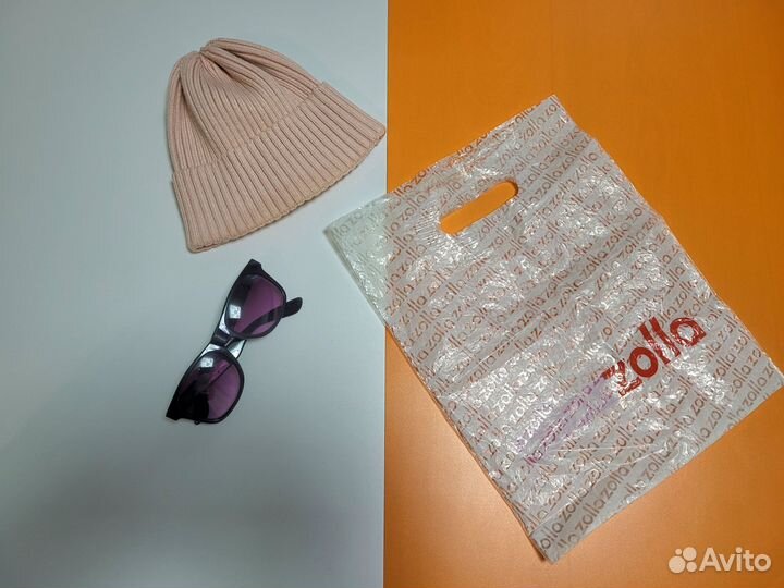 Шапка вязаная бини zolla