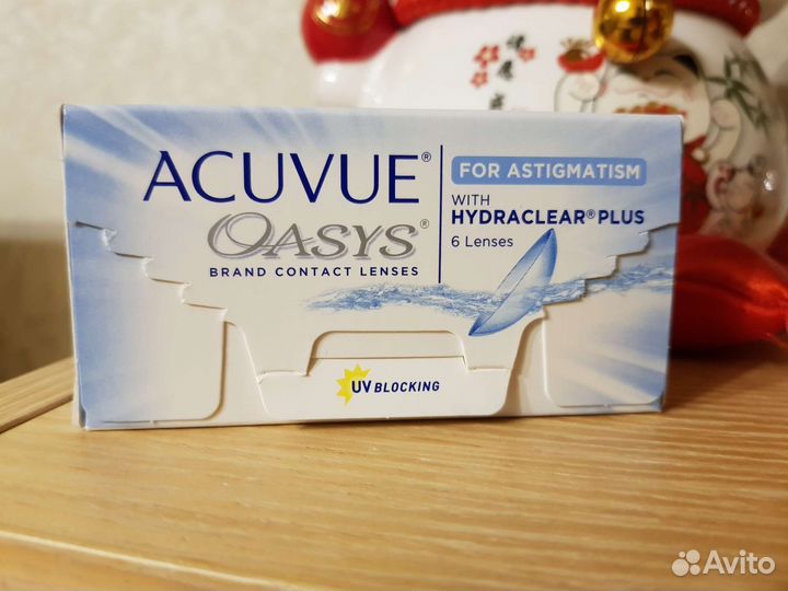 Линзы контактные acuvue oasys астигматические