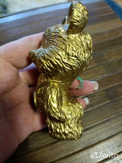 Фигурка олимпийского мишки.Чугун