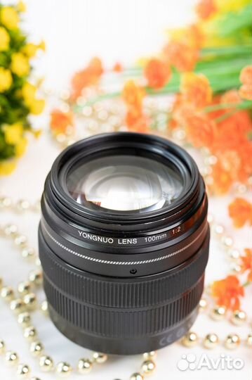 Yongnuo 100mm f/2.0 Canon EF. Гарантия 1 год