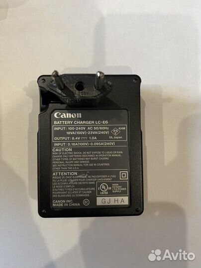 Зарядное устройство canon LC-E6