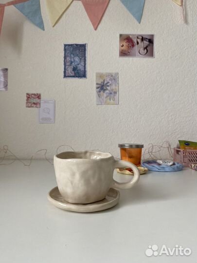 Чашка ручная работа