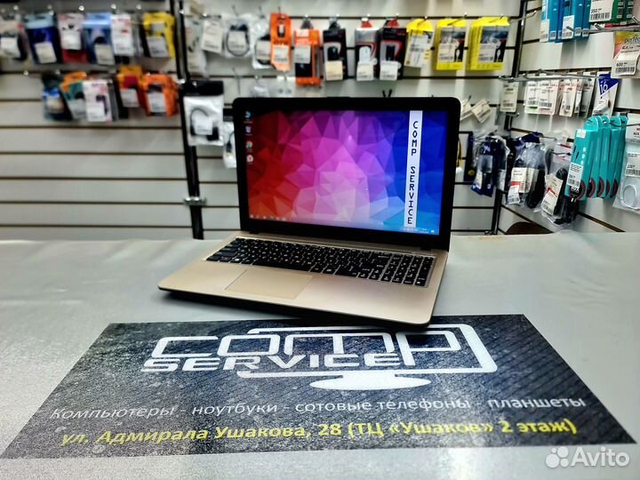 Игровой Ноутбук Asus 12gb/SSD 128gb Две Видюхи
