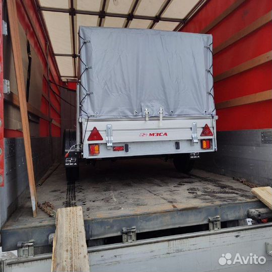 Прицеп с алюминиевыми бортами