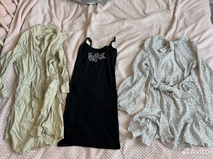 2 больших пакета женской одежды