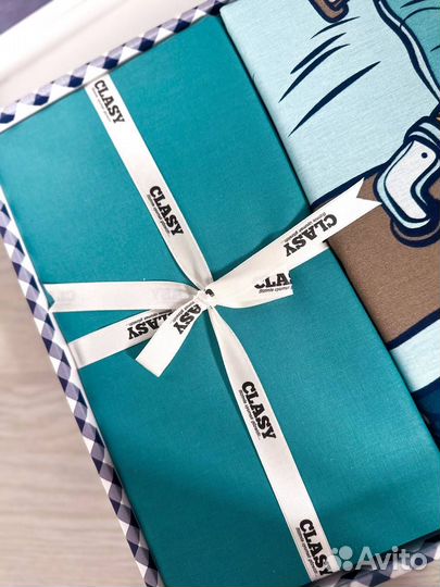 Постельное белье 1.5 детское хлопок новое