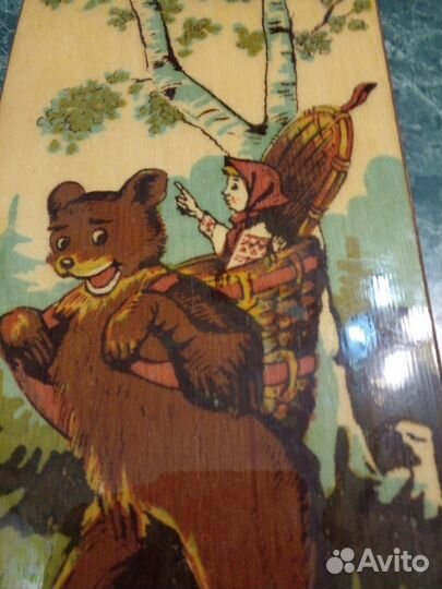 Картина на дереве СССР