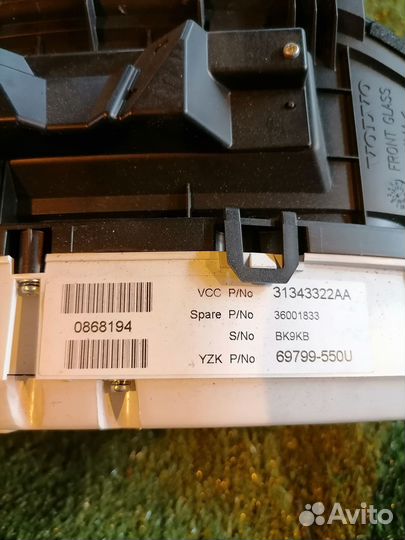 Спидометр (панель приборов) 31343322AA Volvo V60 F